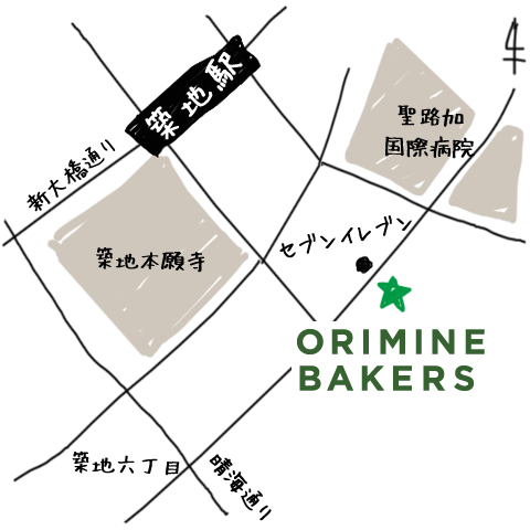 築地七丁目店 map