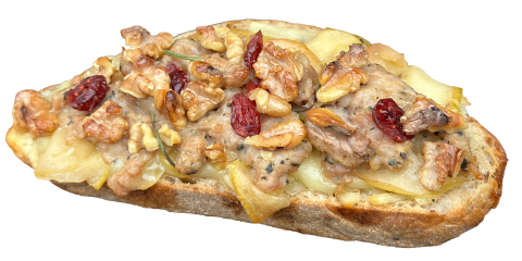 サルシッチャと林檎 ローズマリーのタルティーヌ